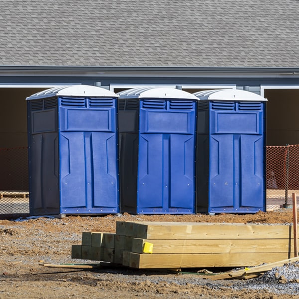 how do you ensure the porta potties are secure and safe from vandalism during an event in Northern Cambria